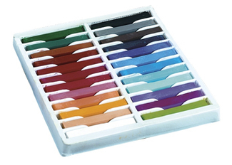 Picture of Quality artists square pastels 24  assorted pastels