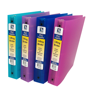 Picture of C line 3 ring binder 1.5in capacity