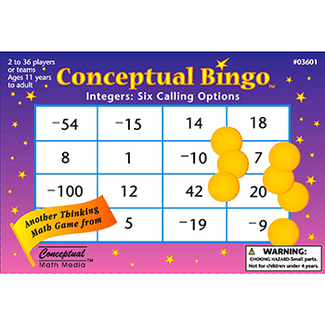 Picture of Conceptual bingo integers