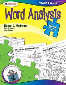 Picture of Word analysis the reading puzzle  gr 4-8