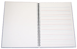 Picture of Primary line 3/4 spiral composition  book  10.25x 7.5