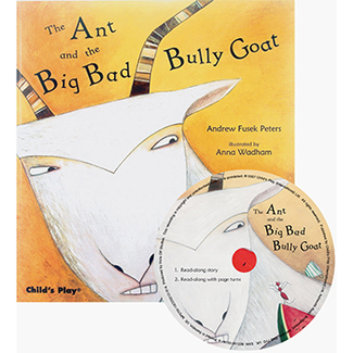 Picture of The ant and the big bad bully goat  traditional tale with a twist