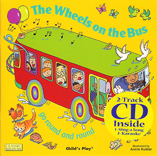 Picture of The wheels on the bus 8x8 book with  cd