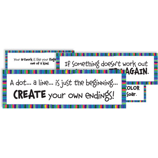 Picture of Art motivation display cards