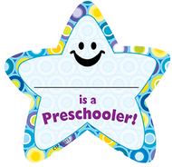 Im a preschooler star badges
