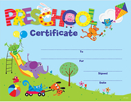 Preschool certificate awards