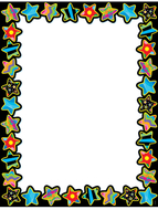 Poppin pattern stars blank chart