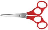 Scissor 5 inch stainless plastic  handles