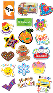Seasons and holidays jumbo stickers  variety pack