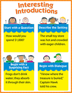 Interesting introductions chart  gr 1-3