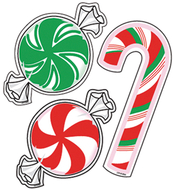Peppermint candy cut outs