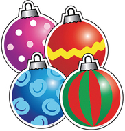 Holiday ornaments cut outs