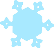 Super cut-outs snowflake 36/pk 5in
