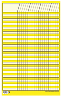 Chart incentive small yellow  14 x 22 vertical