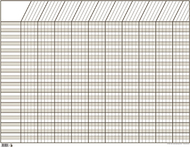 Chart incentive horizontal white  28 x 22
