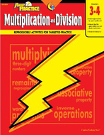 Multiplicatin & division 3-4 math  power practice