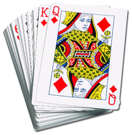 Giant playing cards 4.25 x 7.75in