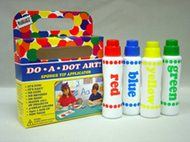 Do-a-dot markers 4 asst