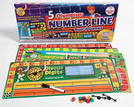 5 olympian number line games