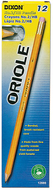 Dixon 2 oriole pencil pre-sharpened  one dozen