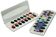 16 washable water color set w/brush