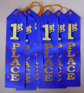 Award ribbon 1st 6-pk