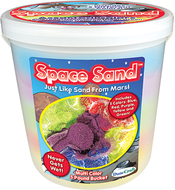 Science buckets space sand
