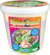 Science buckets neon space sand