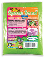 Space sand refill neon green 1lb
