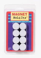 100 3/4 dia magnet dots with  adhesive
