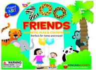 Zoo freinds magnetic coloring and  play kits