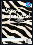 Writing journal zebra 3/8 ruling  grades 3 - 4