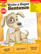 Write a super sentence gr 1-3