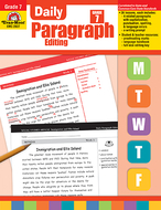 Daily paragraph editing gr 7