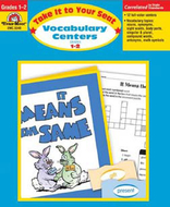 Vocabulary centers 1-2