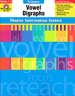 Vowel digraphs gr 1-3 phonics  intervention centers