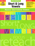 Short and long vowels gr 4-6  phonics intervention centers