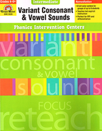 Variant consonant and vowel sounds  gr 4-6 phonics intervention center