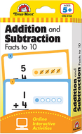 Flashcard set addition and  subtraction fact to 10