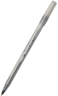 Bic stick pens medium black 12/pk