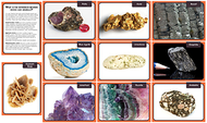 Rocks and minerals instructional  accents