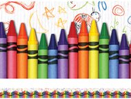 Crayons layered border