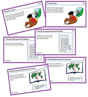Writing center task cards gr 2  and up