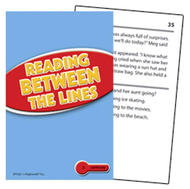 Reading between the lines practice  cards reading level 2.0-3.5