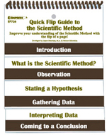 Quick flip guide to the scientific  method