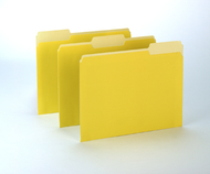 100ct oxford yellow color top file  folders