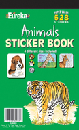 Sticker book animals 528/pk