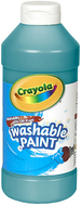 Crayola washable 16oz turquoise  paint