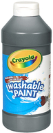 Crayola washable paint 16 oz black
