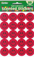 Stickers scented smiles 80/pk  strawberry